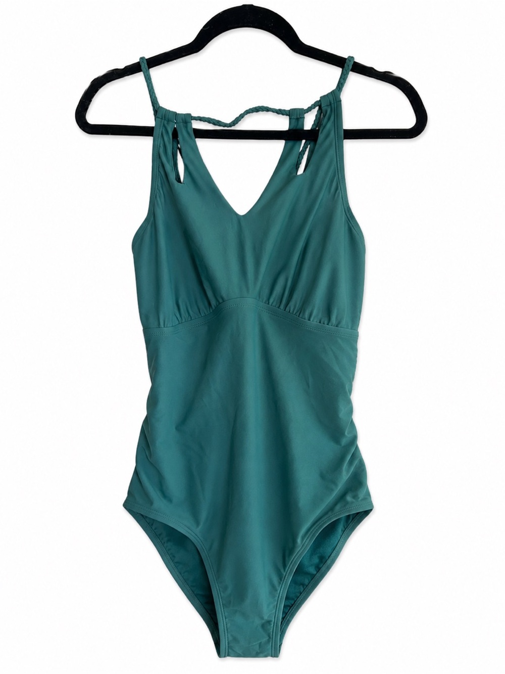 Merona Teal Braided-Back One-Piece Swimsuit XL